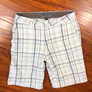 O’Neill 🌟 4 For $15 Gray White Plaid Print Inseam